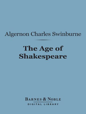 cover image of The Age of Shakespeare (Barnes & Noble Digital Library)